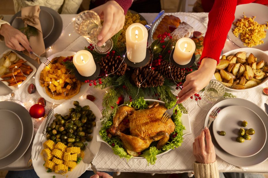 Cómo cuidar mi alimentación en las cenas navideñas